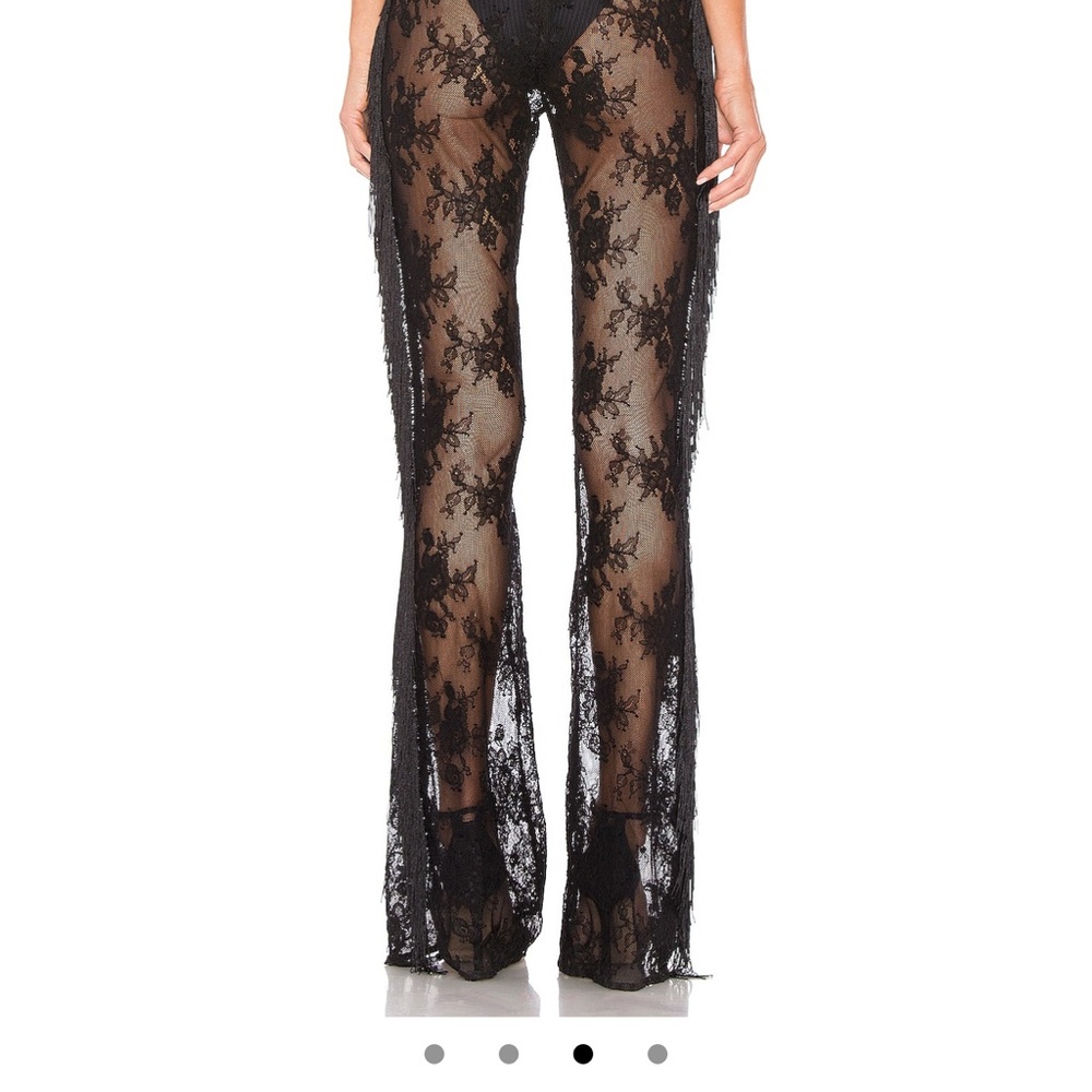 Black Lace Sheer Pants